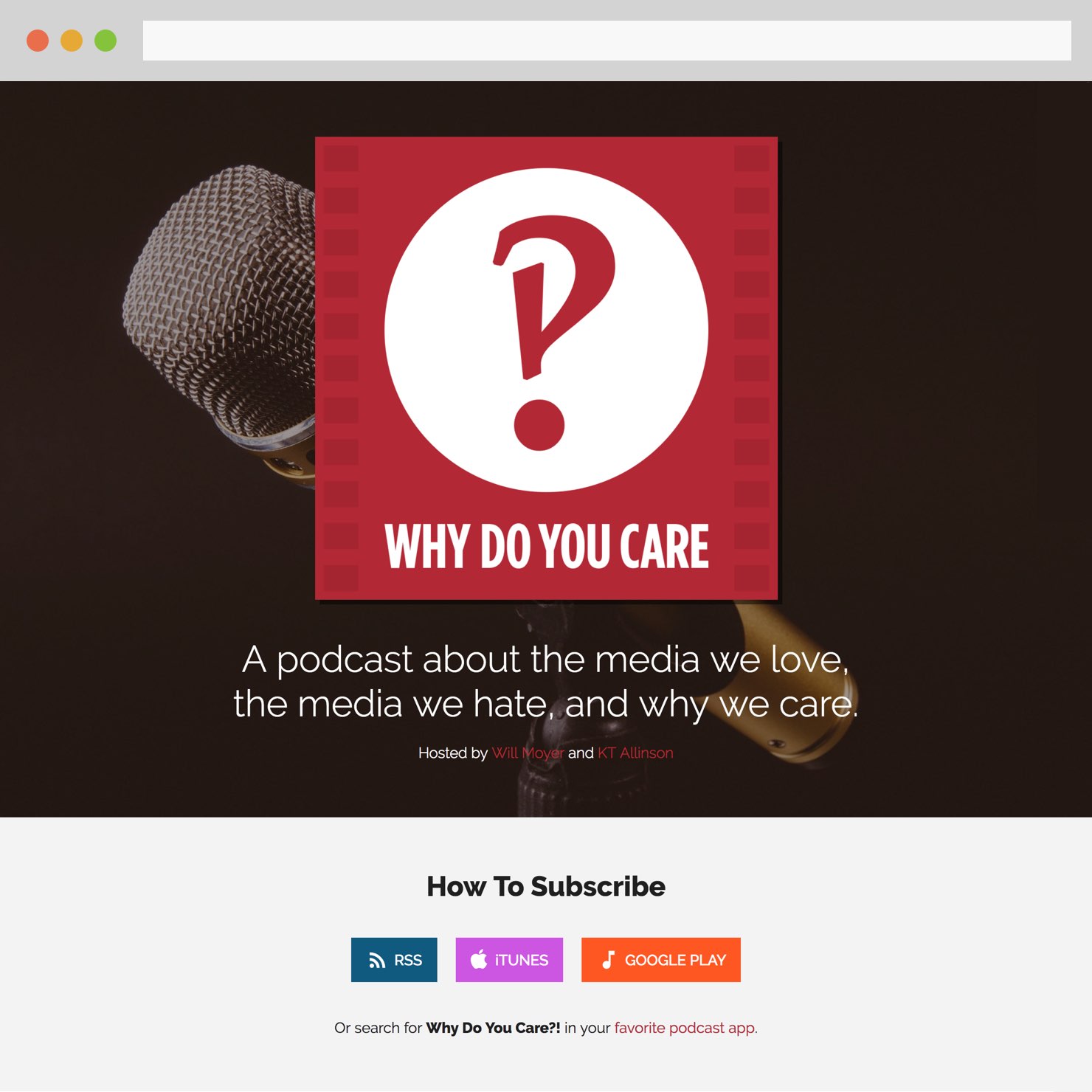 Why Do You Care?! Podcast